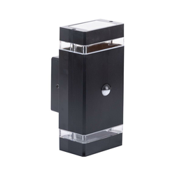 Spoljašnje zidno svetlo sa senzorom NIZZA 2xGU10/35W/230V IP65