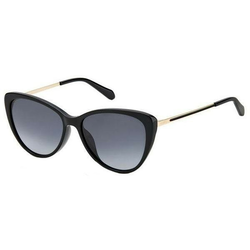 Fossil Fos 2114/G/S – Occhiali Da Sole Unisex In Acetato, Lenti Sfumate Marroni, Misura 54