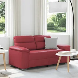Dvosjed Kauč Vinsko Crvena 160x81x84 cm Imitacija Kože