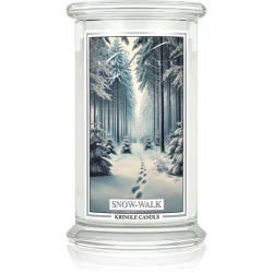 Kringle Candle Snow-Walk dišeča sveča 623 g