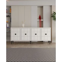 Hanah Home Konzola Yuka 150, 150x75x32 cm, Bela