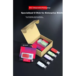 DM Damai USB Flash memorija, 8GB, USB 2.0, 5 komada, Višebojna