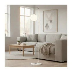 Stojeća lampa FLOR 1xE14/10W/230V bela