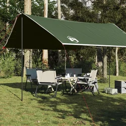 Vidaxl vidaXL Kamperska ponjava, zelena, 430 x 380 x 210 cm, vodoodporna