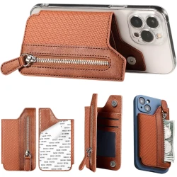 Kožni Card Holder za telefon, Braon