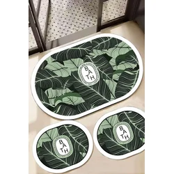 Lessentiel Maison Set prostirki za kupatilo Aleas, 3 komada, Šareni