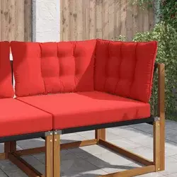 Jastuk za vanjsku sofU 3 pcs Crvena Poliester