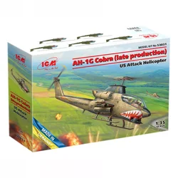 Model Kit Aircraft - AH-1G Cobra (Late Production) US Attack Helicopter 1:35