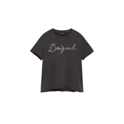 Desigual Majica črna / bela