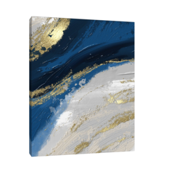 Canvas Slika na platnu Zlatna linija II, Bez rama, 60x75cm