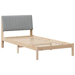 Vidaxl Konstrukcija postelje Rjava 100 x 200 cm Masivno borovo les