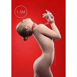 Mini vrv Kinbaku 1,5 m rdeča