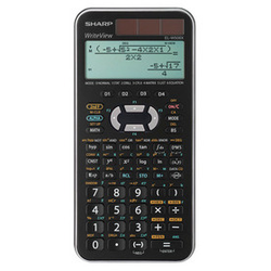 SHARP tehnični kalkulator EL-W506XSLC, siv