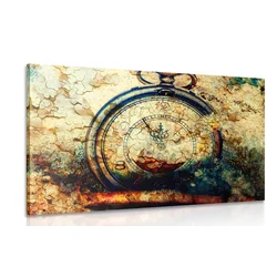 Slika starinska ura - 30x20