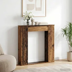 Okvir za kamin Staro drvo 100 x 20 x 100 cm Konstruirano drvo