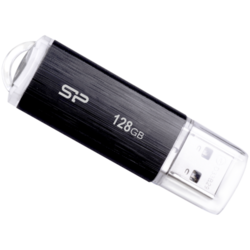 Silicon Power Blaze - B02 128GB Pendrive USB 3.2 Gen 1 Entry Level Universal Flash Drive, Black