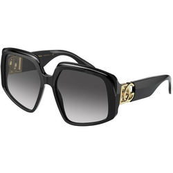 Dolce & Gabbana DG4386 501/8G ONE SIZE (58) Črna/Siva