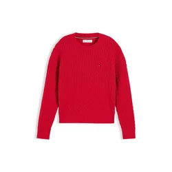 TOMMY HILFIGER Pulover rdeča