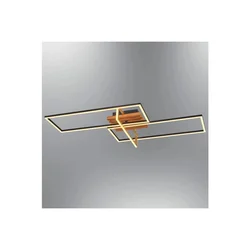 Opviq luster 1420-3, LED 36 W, hrast
