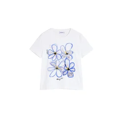 Desigual Majica mešane barve / bela