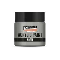 Akrilna barva mat - 50 ml - starinsko siva
