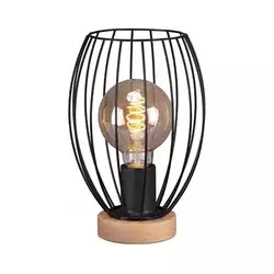 Brilo - Stona lampa WAKTU 1xE27/25W/230V kaučukovo drvo