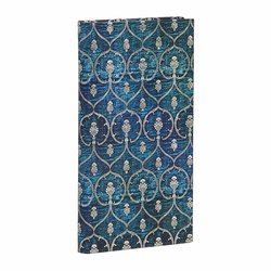 Paperblanks Blue Velvet, slim, črtan, trde platnice