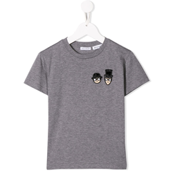 Dolce & Gabbana Kids - cartoon T-shirt - kids - Grey