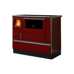 ALFA PLAM šporet na čvrsto gorivo 90H Dominant - crvena 8 kW