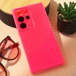Maska za mobilni telefon Samsung Galaxy S23 Ultra SPARKLE DUST, Roze