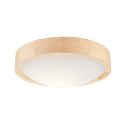 Stropna svetiljka NATURAL SLIM 1xE27/60W/230V prečnik 27 cm borovina