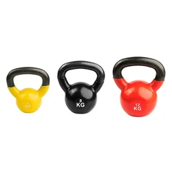Set gumiranih kettlebellov 4/8/12 kg