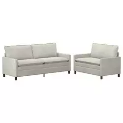 Set sofe 2 pcs Krem Baršun