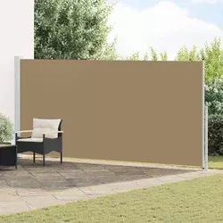 Retraktabilna bočna tende Sivosmeđa 300 x 180 cm Poliester