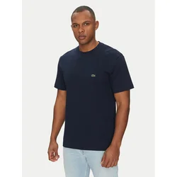 Lacoste Majica TH2827 Mornarsko modra Regular Fit