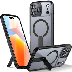 Zaštitna futrola Hybrid Armor X s MagSafe i postoljem za Samsung Galaxy S25 FE - Crna KP39677
