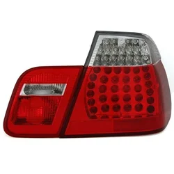 OEM Kristalna LED štop svetla BMW E46 Limuzina restyling (2001-2005), Crvena