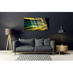 tulup.si Slika na steklu Abstrakcija graphics 125x50 cm 4 obešalnika