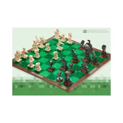 Minecraft - Overworld Heroes VS. Hostile Mobs Chess Set