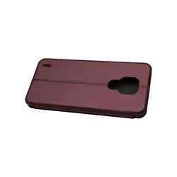 Maska za telefon ROYAL FLIP COVER za Motorola E7, Bordo