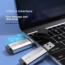 DM Damai USB Flash memorija, 128GB, USB 3.2, USB 3.1, USB 3.0, Srebrne boje