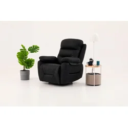 Atelier del Sofa Električna fotelja Comfort Manuel, 90 x 105 x 75 cm, Crna