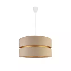 Duolla - Luster na sajli DUO 1xE27/15W/230V prečnika 40 cm bež