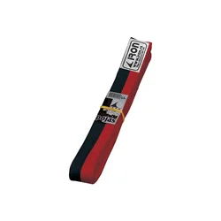 Crveno crni pojas 240cm Iron Sport - Crno crveni pojas za borilačke sportove