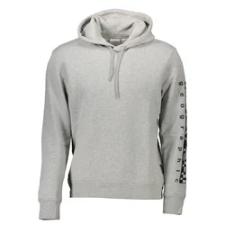 NAPAPIJRI Muški duks NP0A4FQM-BADAS-H_GRIGIO_160-MED-GREY-MELANGE, Sivi