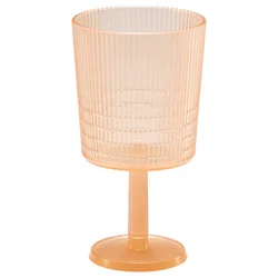 KALLSINNIG Kozarec za vino, plastika/oranžna, 32 cl