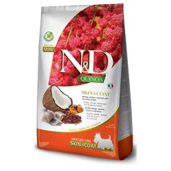 N&D Hrana za odrasle pse malih rasa sklone alergijama i pse sa osetljivom kožom, Haringa, Kinoa, Kokos i Kurkuma, 2.5kg
