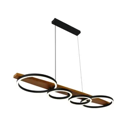 Brilagi - LED luster na sajli PLANK LED/35W/230V 4000K 30x100 cm drvo