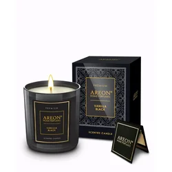 AREON AREON Premium Vanilla Black dišeča sveča, (22072880)