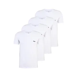 FILA Majica  črna / bela